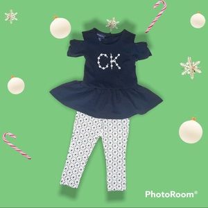 Calvin Klein black and white set 24 months